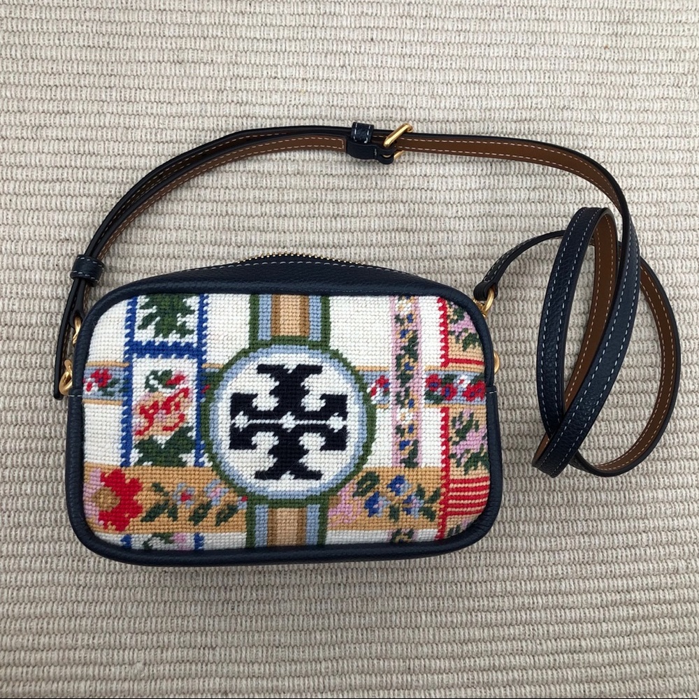 Tory Burch Perry Needlepoint Mini Bag